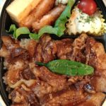 イベリコ豚丼と海老カツ弁当